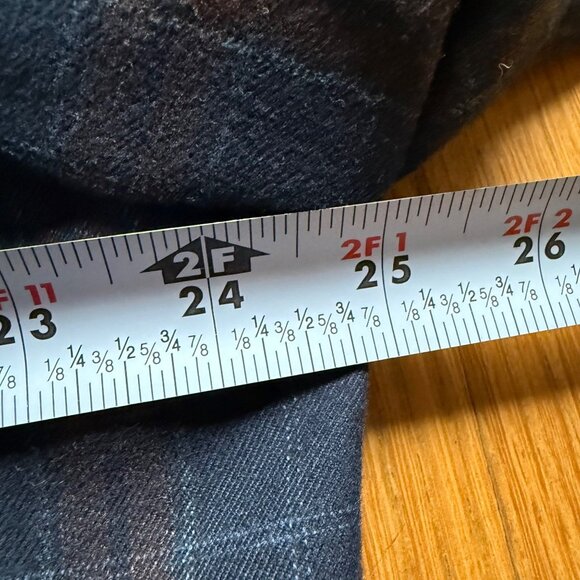 Tommy Hilfiger Mens Size 48R Navy & Brown Plaid Casual Sport Coat Blazer Jacket - Picture 7 of 16